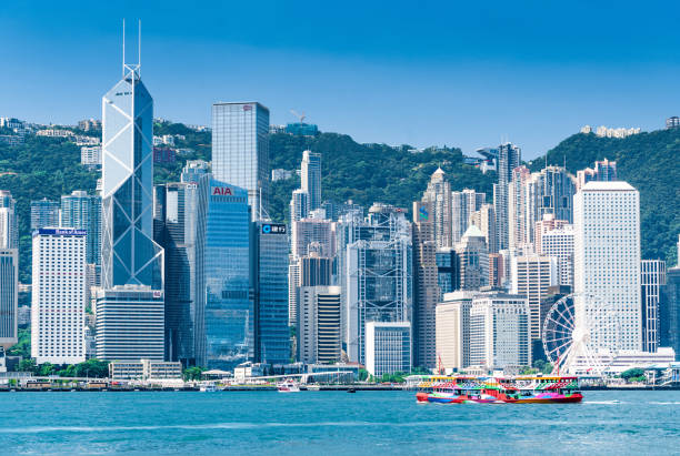istock Hong Kong harbour view 1183745259