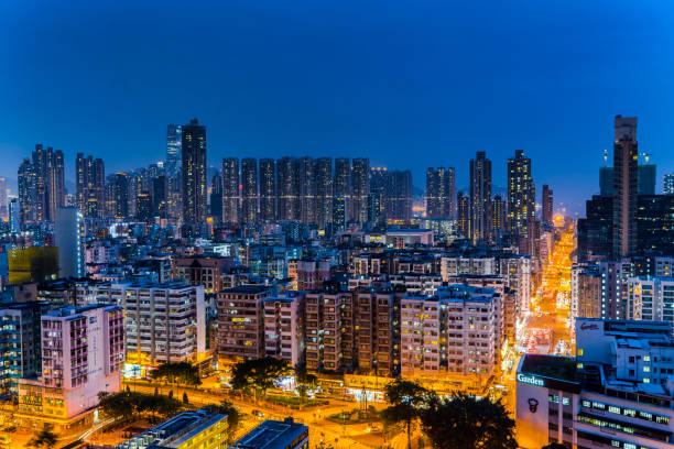 istock Downtown of Hong Kong, high density 1183748124