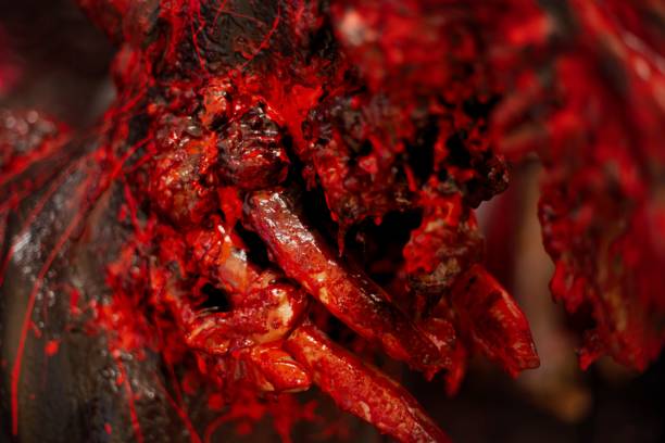 Horror Themed Image Of A Scary, Zombie, Halloween background