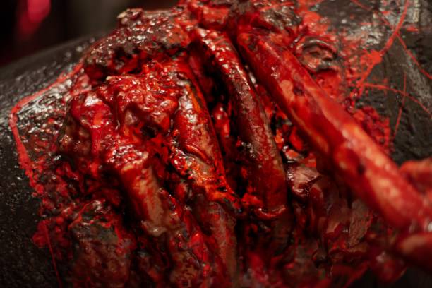 istock Horror Themed Image Of A Scary, Zombie, Halloween background 1183749492