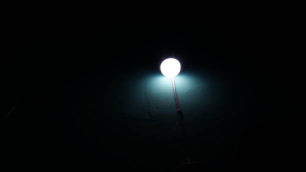 istock Light bulbs in the darkness 1183750703