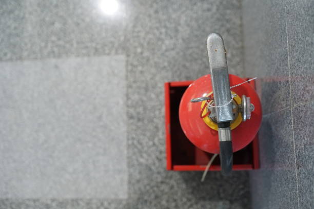 istock Extinguisher in public places. Over look. 1183751525