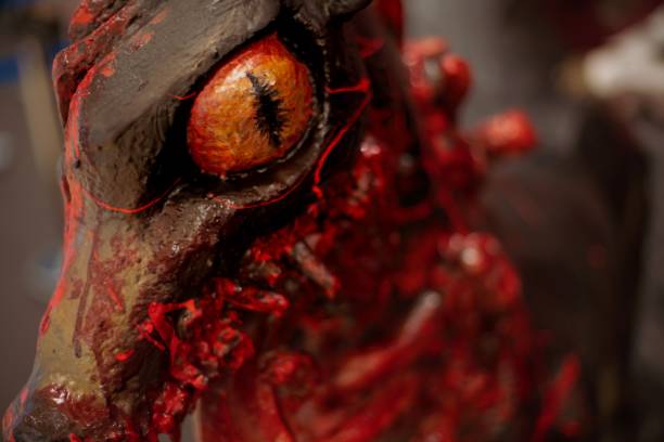 Horror Themed Image Of A Scary, Zombie, Halloween background