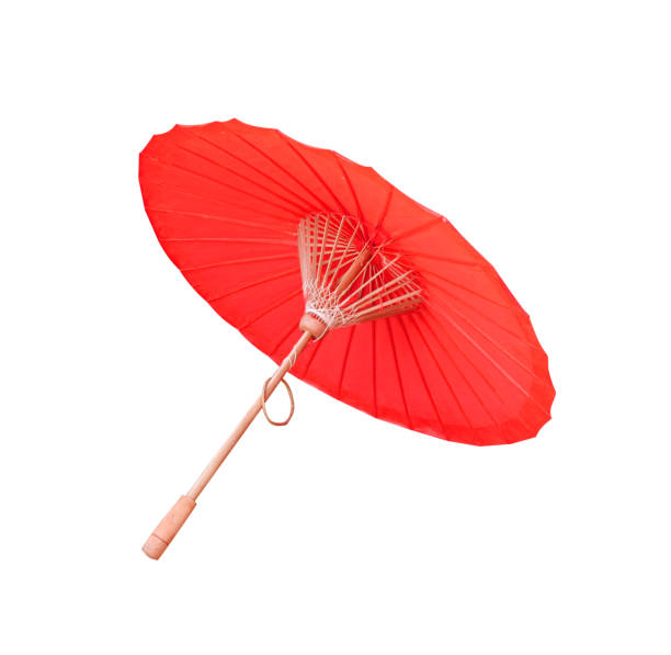 istock paper umbrella handmade on white background 1183752539