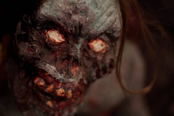 istock Horror Themed Image Of A Scary, Zombie, Halloween background 1183753667