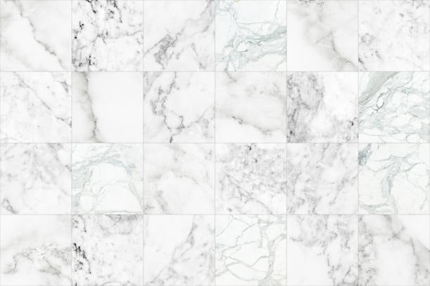 istock White grey marble tiles texture background. Grey marble wall. 1183753772