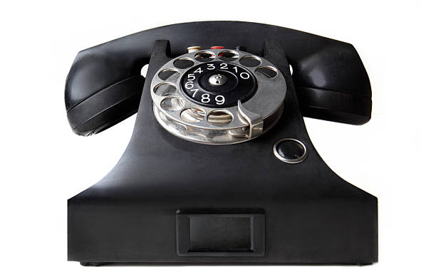 istock Vintage black phone 118375636