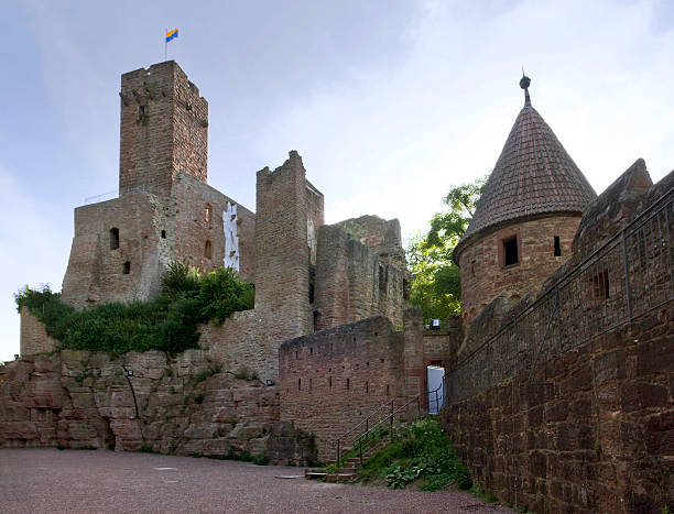 Wertheim Castle in Southern Germany at evening time