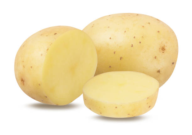 istock Potato isolated on white background with clipping path 1183764826