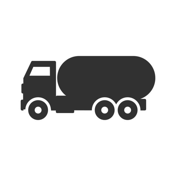 illustrations, cliparts, dessins animés et icônes de camion-citerne - truck fuel tanker transportation mode of transport