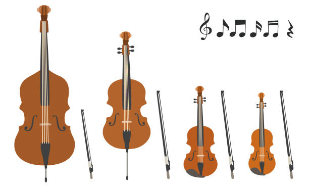 String Instruments Clipart 300+ Stringed Musical Instrument Illustrations, Royalty-Free Vector ...