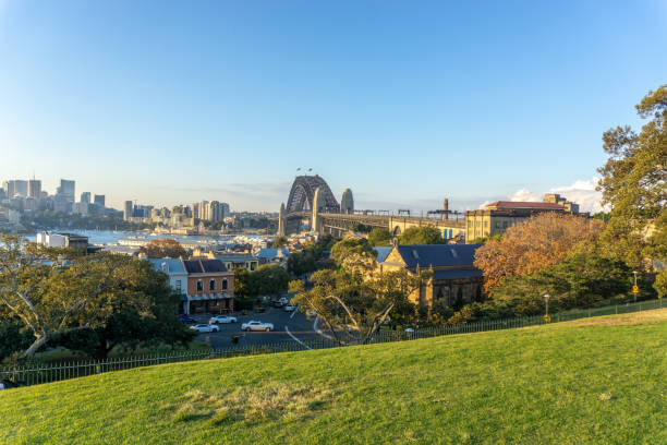 istock The great view around Harbour Bridge in Sydney in Summer 1183777109