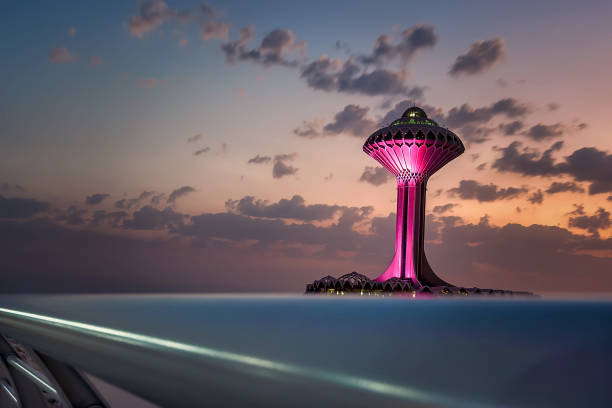 Beautiful Sunrise view at Dammam Al Khobar Corniche Saudi Arabia.