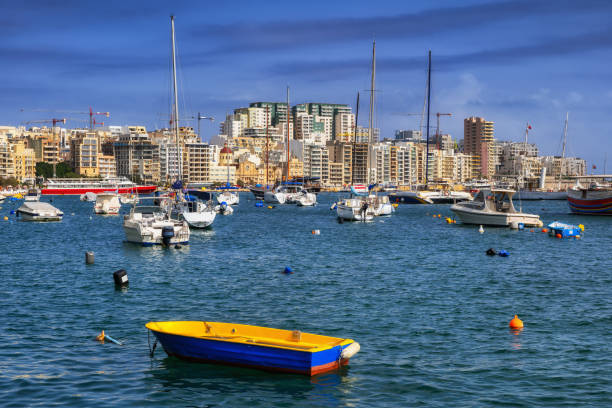 istock Sliema Town Skyline in Malta 1183778561