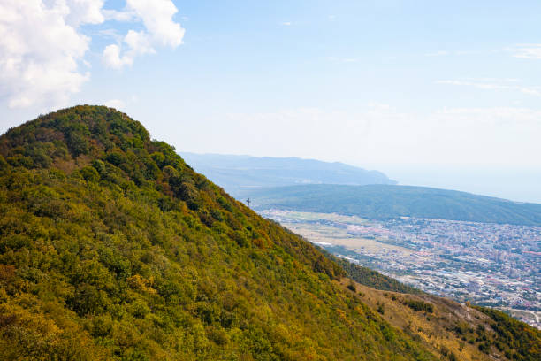 istock Beautiful view of the mountain peaks 1183779148