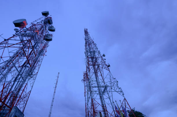 istock telecommunication mast TV antennas wireless technology 1183780351