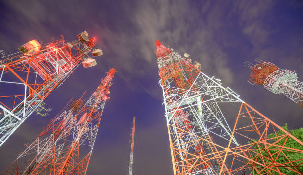 istock telecommunication mast TV antennas wireless technology 1183780431