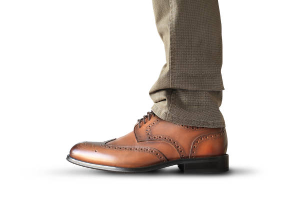 istock Classic leather men's shoes 1183783802