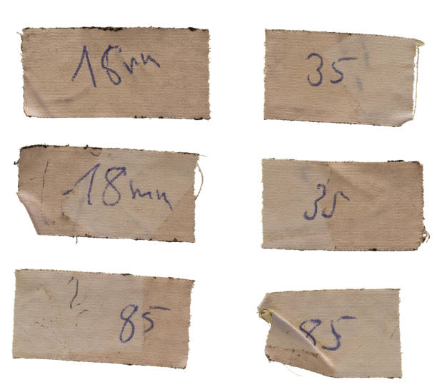 istock vintage looking sticky tissue tape strips or snips isolated on white background 1183785154