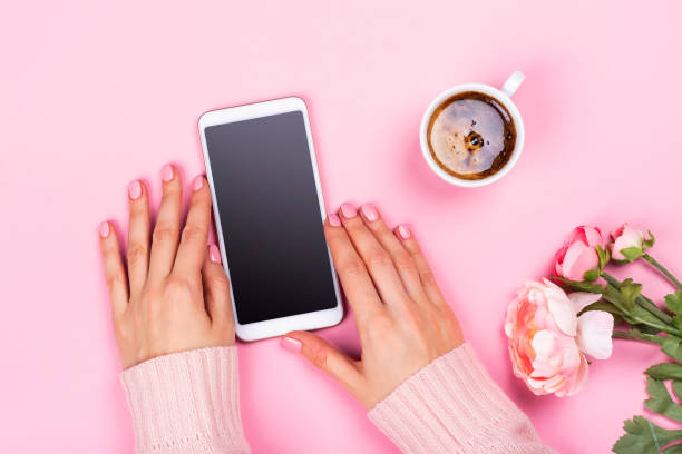 istock Woman's hands holding mobile phone 1183785331