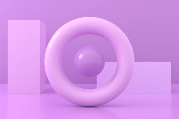 istock Abstract background of geometric shape. 3D rendering. 1183786069