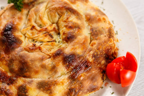 istock Homemade Greek pie with spinach and cheese 1183786102