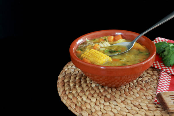 istock Sancocho various meats with vegetables stew Latin American dish 1183789945