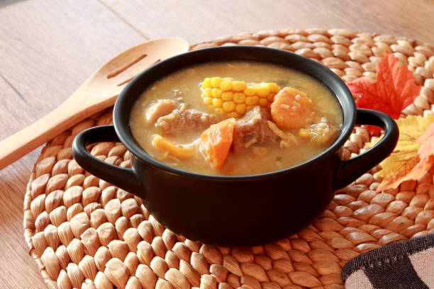 istock Sancocho various meats with vegetables stew Latin American dish 1183789949