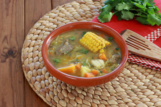 istock Sancocho various meats with vegetables stew Latin American dish 1183789962