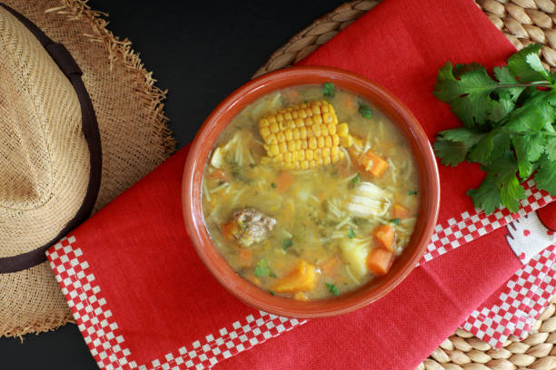 istock Sancocho various meats with vegetables stew Latin American dish 1183789970