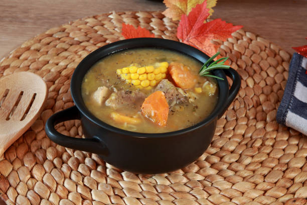 istock Sancocho various meats with vegetables stew Latin American dish 1183789974