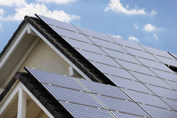 istock Roof with solar panels (photovoltaics) 1183795068