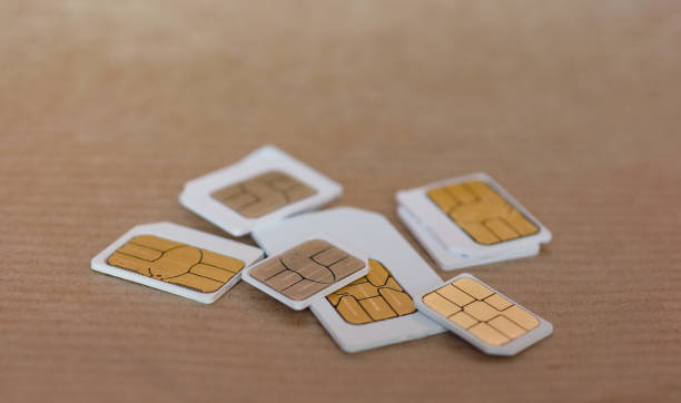 istock Mini micro and nano sim for phone 1183797585