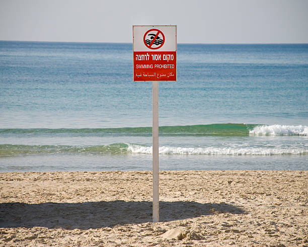 istock No Swimming in Israel 118380186