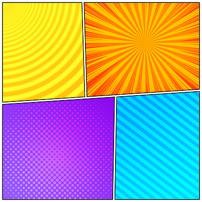 Comic Light Back Comic Light Concept Stock Illustration - Download Image Now - Abstract ...