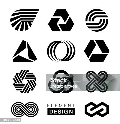 istock Logo Elements Design 1183804334
