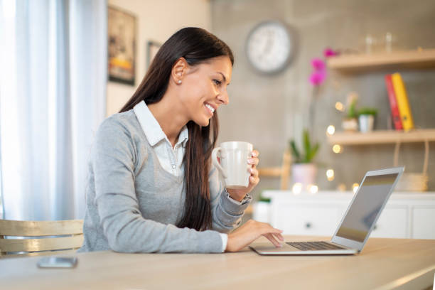 istock Young woman freelancer. 1183813688