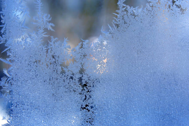 istock frosty patterns on the window glass closeup 1183822907