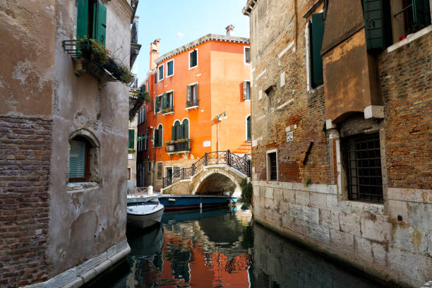 istock Colorful houses in Venice 1183828123