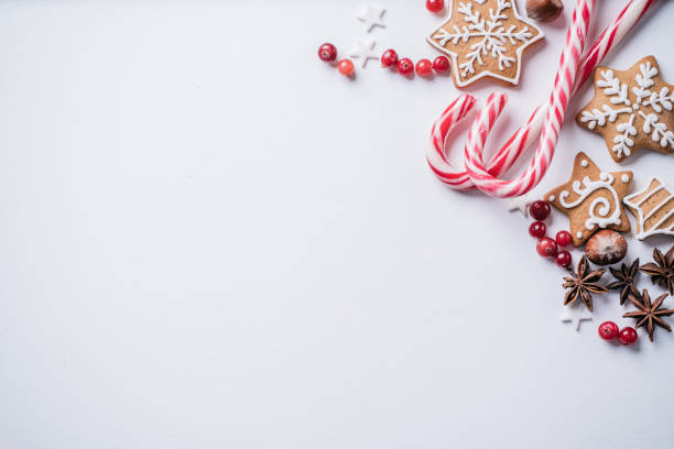 istock Christmas holidays, New Year greeting card mockup 1183828767
