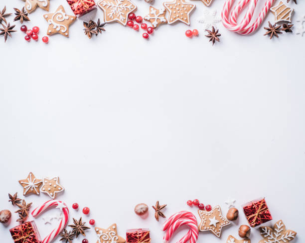istock New Year and Christmas greeting postcard 1183828770