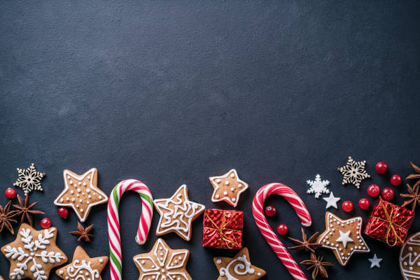 istock Christmas holidays, New Year greeting card mockup 1183828779
