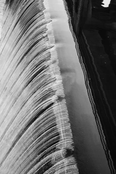 istock Waterfall in black and white, Ardennes, Belgium 1183830080