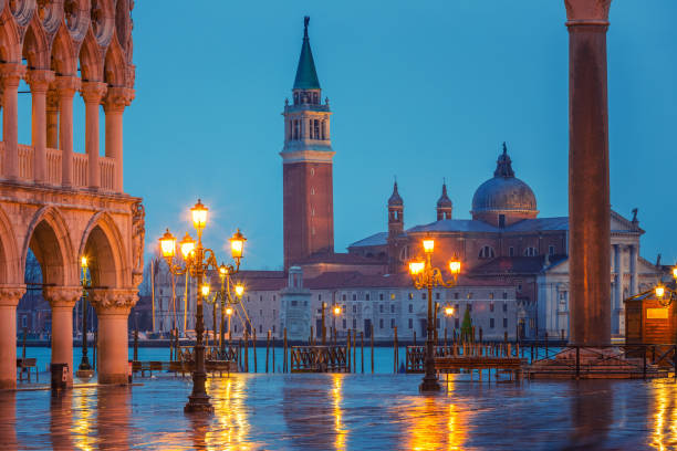 istock Piazza San Marco at night, Venice 1183840115