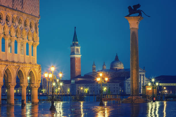 istock Piazza San Marco at night, Venice 1183840132