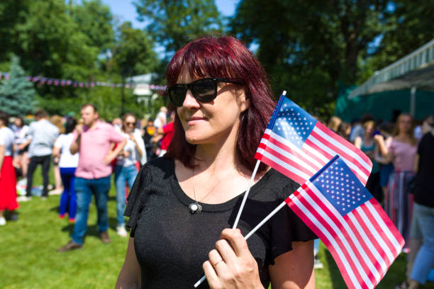 istock Celebrating USA independence day 1183845324