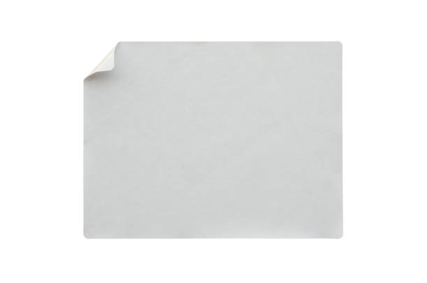 istock Paper sticker label isolated on white background 1183846161