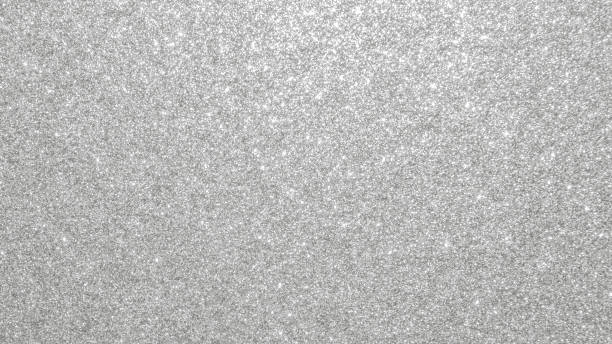 istock Silver glitter background texture white sparkling shiny wrapping paper for Christmas holiday seasonal wallpaper decoration, greeting and wedding invitation card design element 1183846549