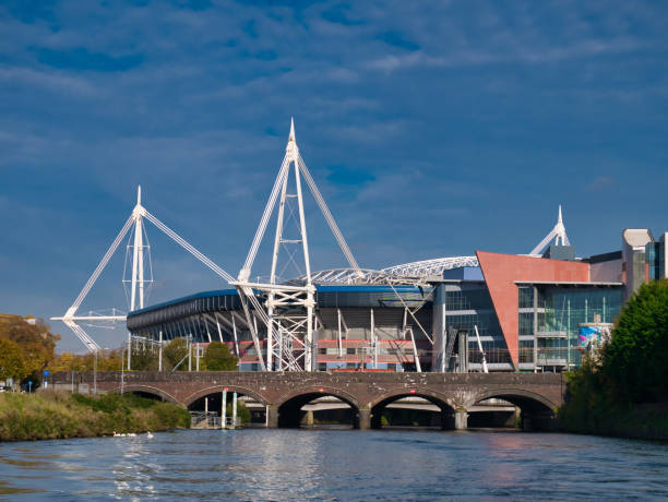 영국 웨일즈 카디프의 밀레니엄 스타디움 / 공국 경기장 - cardiff millennium centre 뉴스 사진 이미지