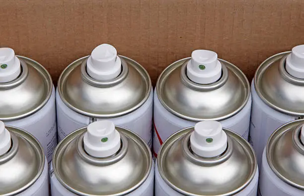 Photo of aerosol cans